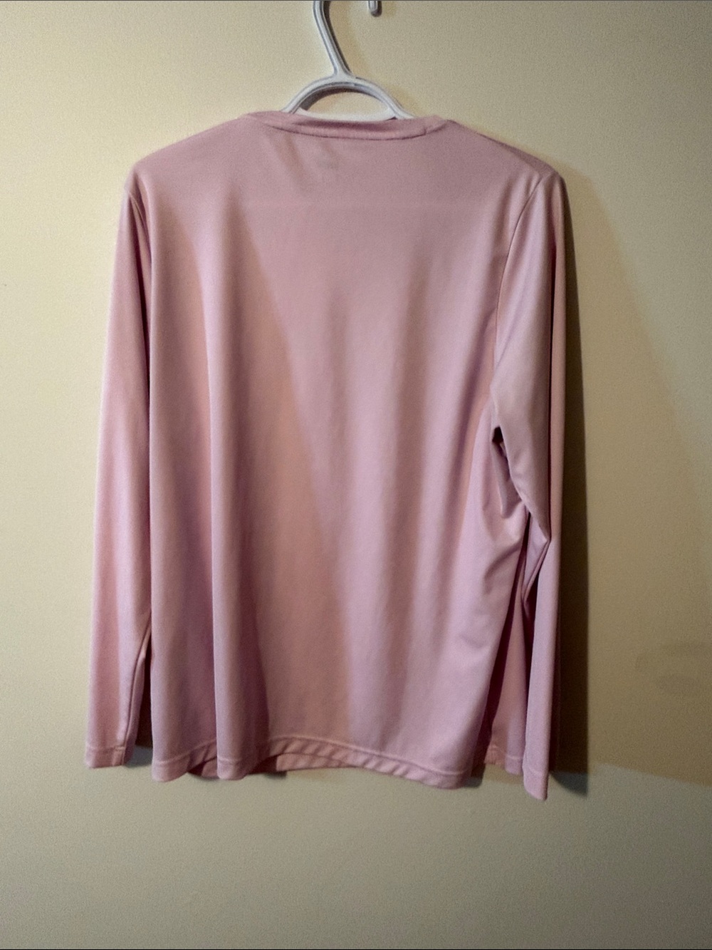 Puma Women’s Long-Sleeve Athletic Tee - Light Pink - Picture 3 of 3